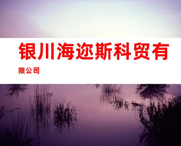银川海迩斯科贸有限公司
